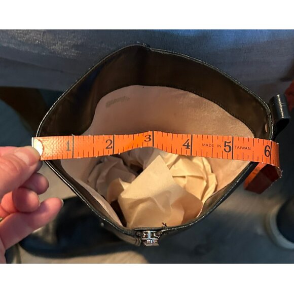 Michael Kors Women's Arley Riding Boots Black 11M | Black Leather | Silver Logo - Picture 10 of 12